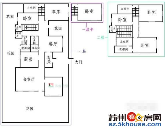 姑苏区江枫园中式独栋别墅730平占地超大花园照片实拍