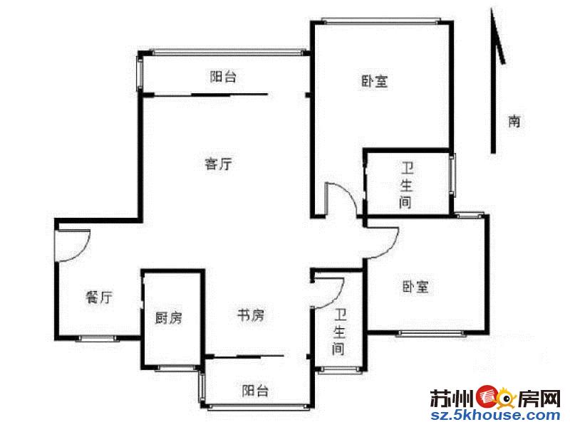 雅戈尔潇邦 3室 2厅 111平米