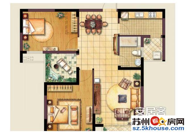 哇新小区哦1.7万买双地铁旁豪装2房学校名额未用