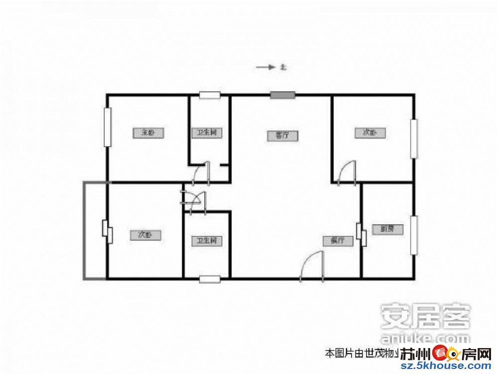 天辰花园旁博雅苑大三房不靠马路中间楼层学位可用诚售