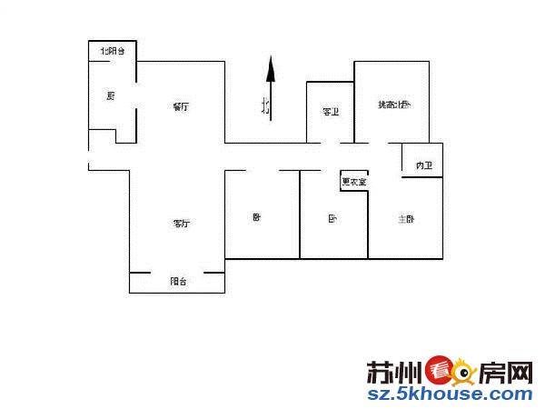 金枫路地铁口品质小区合景领峰 毛坯大四房 中间楼层 价格醉低