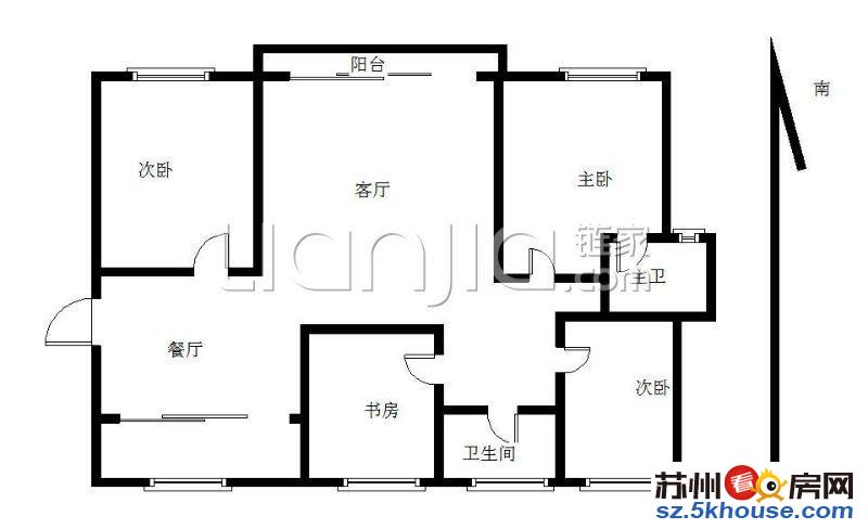 地体一号线苏州大道干将路东环路锦书清华里徐家浜毛坯大满5