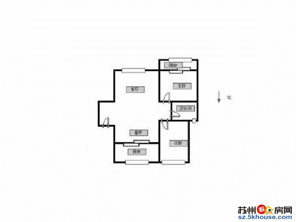 世茂石湖 学府花苑精装两房 全新装修未住过人 房东急售