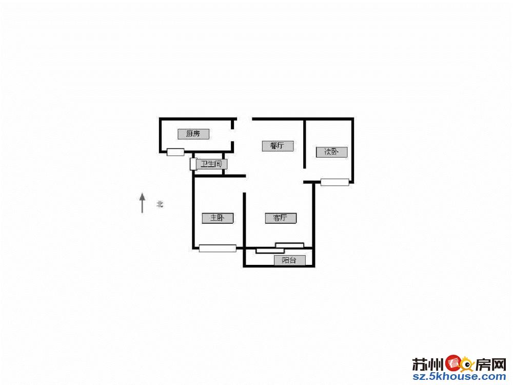 新上 中天和景苑 两房欧式装修 品质小区 中间楼层 自带泳池