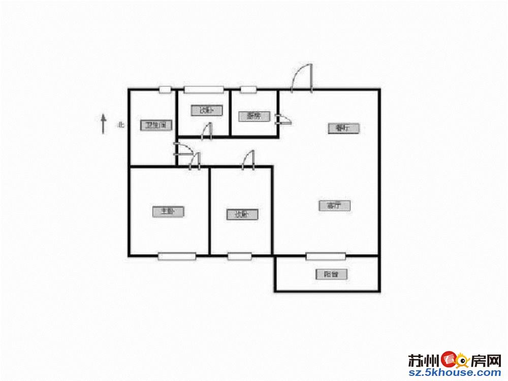 虹锦湾3房2厅1卫毛坯任意装修中上楼层满两年