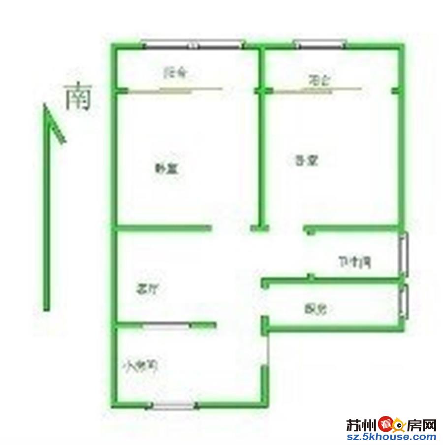 新上 永林二区 两房朝南 全明户型 降价10万