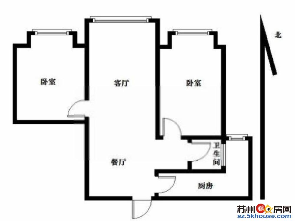 澜调国际金螳螂统装大两房三开间朝南前面无遮挡看房方便