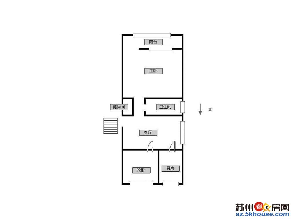 宝带一村 一南一北房 送 宝带 地铁3号线 有钥匙