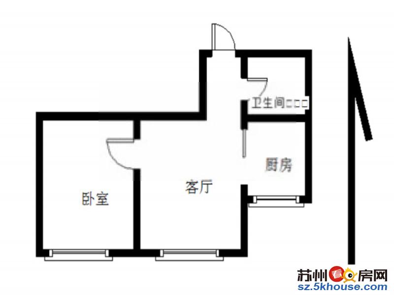 和茂苑 新房源 一居室 正规小区房 可月付 采光好 大润发旁