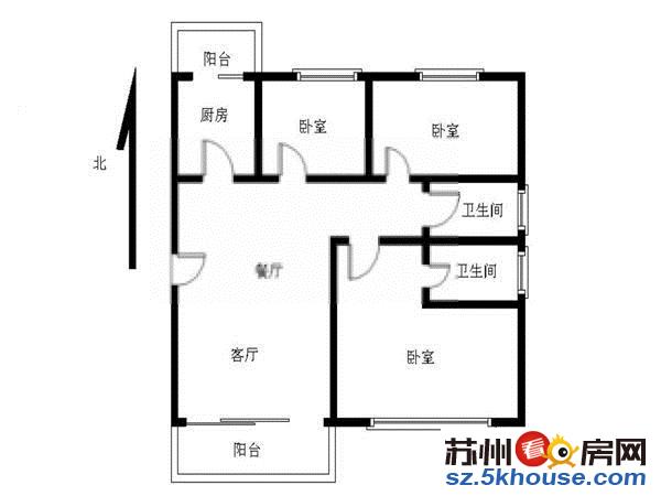咏春花苑简装三室出售中层送满五唯一看房方便
