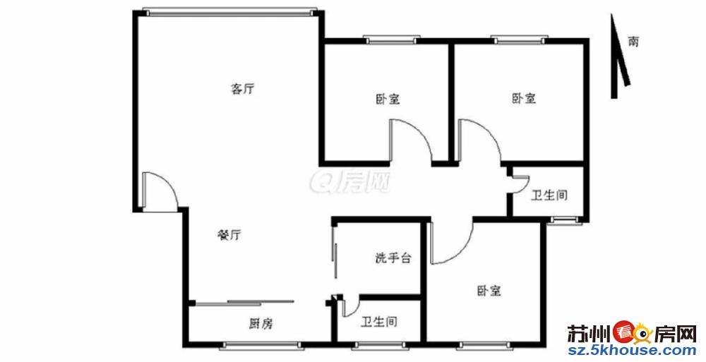 真 房源真实新创竹园大三房中间楼层 新区一中 看房方便