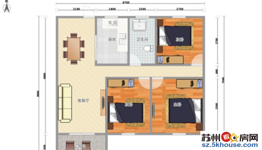 小石城桂花园 全新毛坯 好楼层 房东新房已定 急卖 诚卖