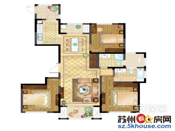 合景领峰 豪华装修 紧缺97平方边户 可以拎包入住 临近地铁