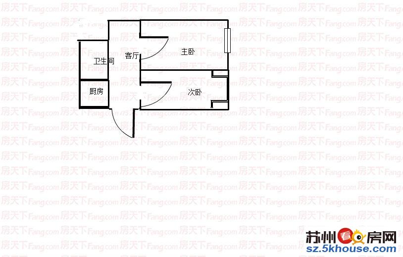 新姜窑花园木渎學区房两居室看房有钥匙