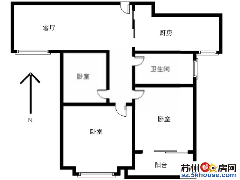 新旅城花园 精装3房 看房随时 押一付一 靠地铁 泉屋