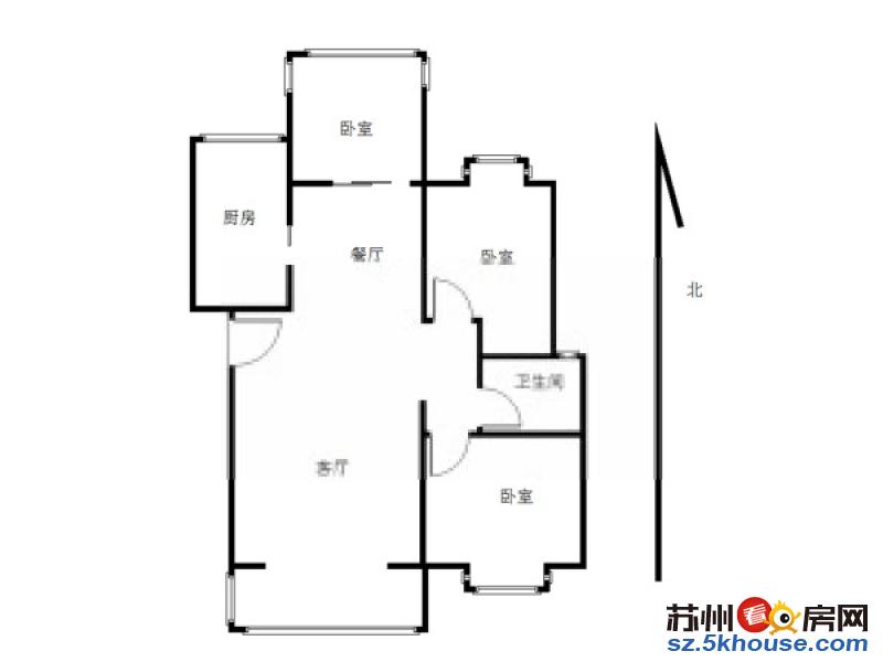 盘胥路 巴里新村精装3房酒吧一条街 可押一付一 新市桥SOS