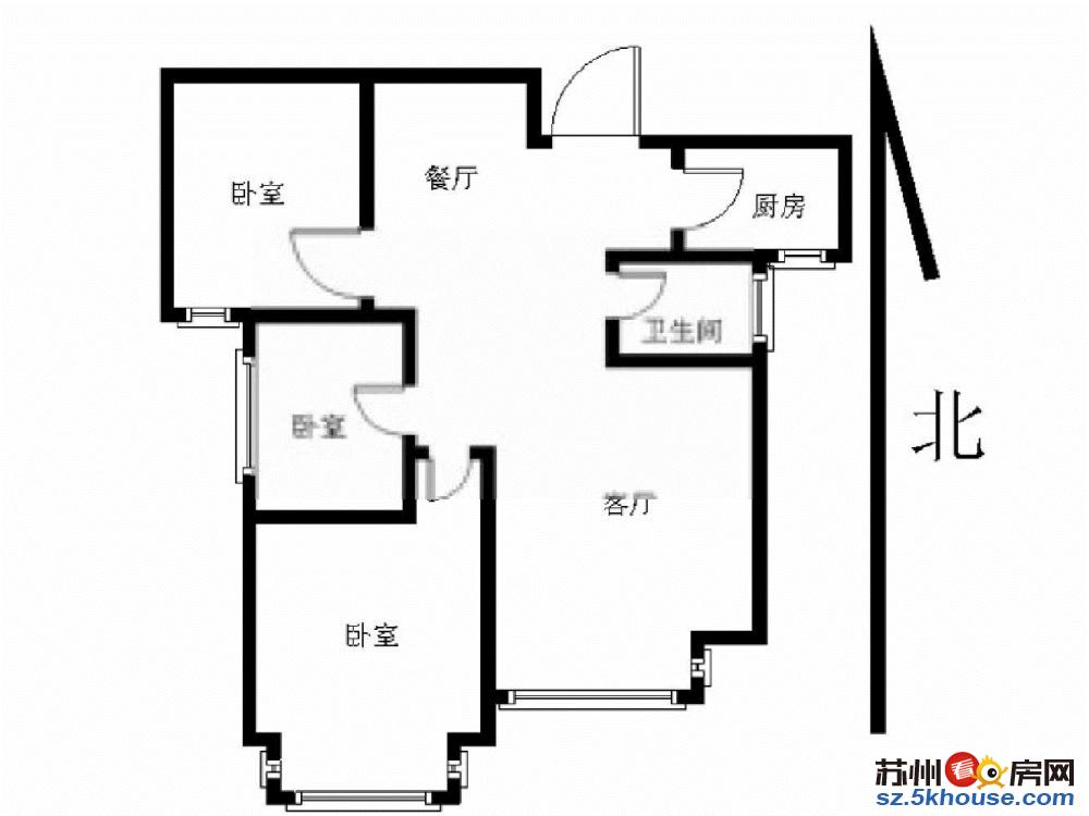 毛家花园新出翻新两房 干净清爽拎包入住 近林枫苑和康佳花园