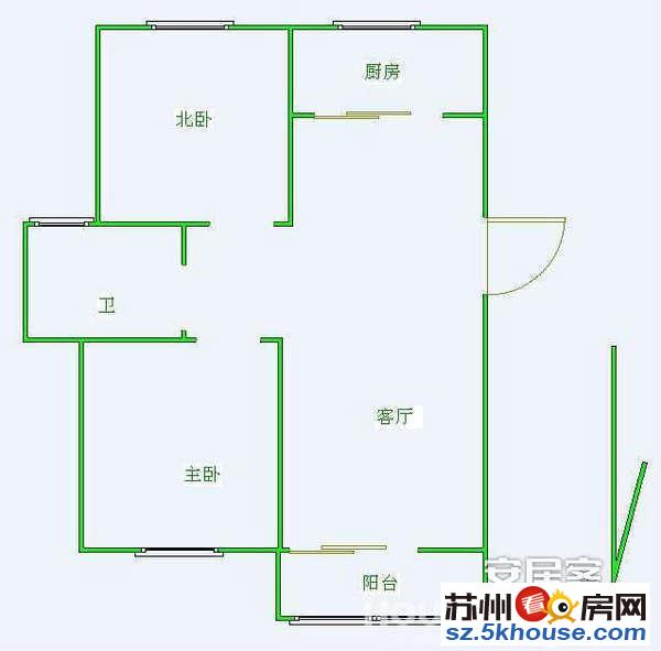 房东急卖娄葑双学校天骄花园精装两室保养好满2年诚心急售非常急