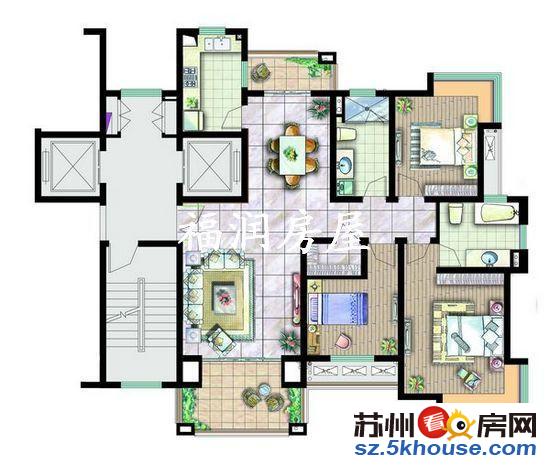 华城湖景大三房 全景实勘 南北通透 楼下景观带 赏月观湖