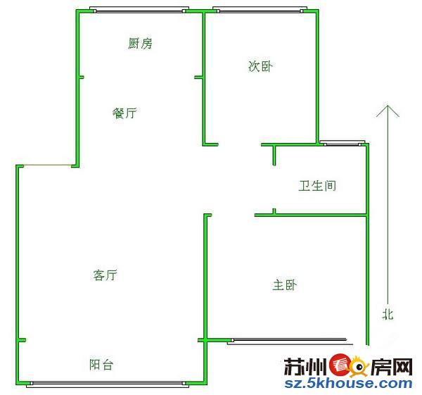 君诺香府绿洲精装通透两房不还价全明户型送自库