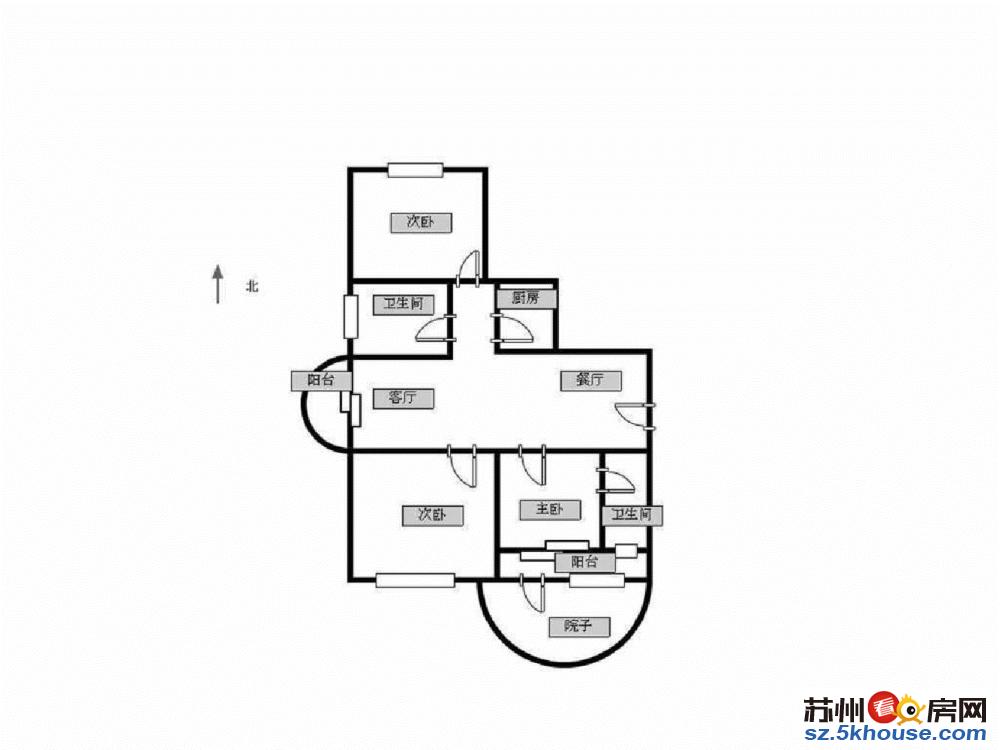 浒关 理想城一楼带院子中式复古装修实木家具