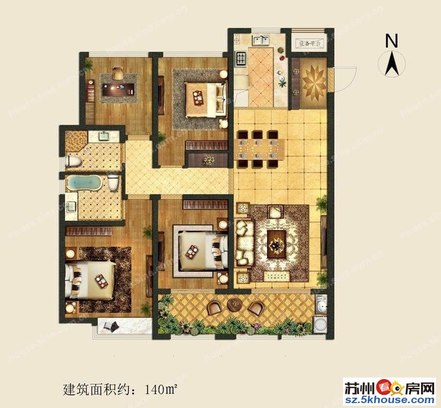 急售龙湖时代天街三期 送50平方大露台 毛坯 南北正通透