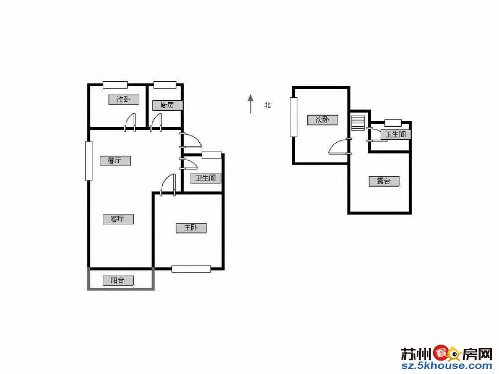 东港二村 星港本部 全新装修三房 满五税少 两房朝南