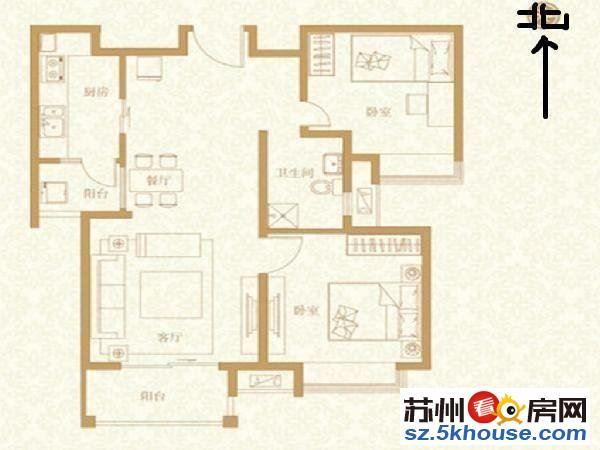 园区 首开悦澜湾 精装大两房 经典户型 新装为住人 有钥匙急