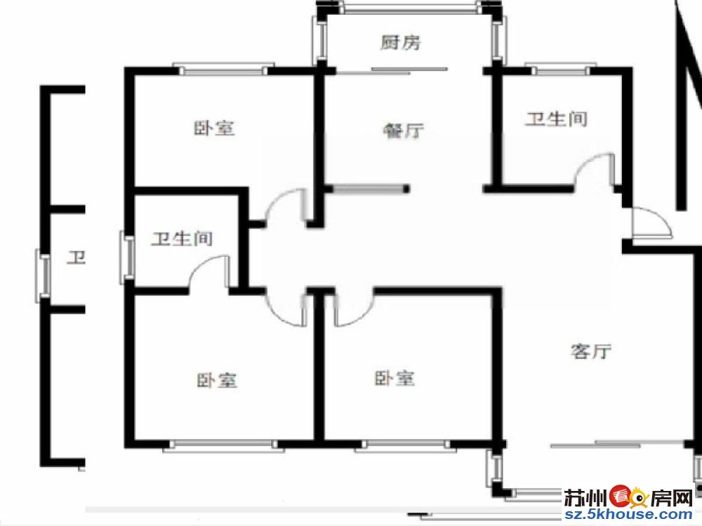 木渎棕榈湾精装2房 小区环境好 近香港街 家电齐全 随时看房