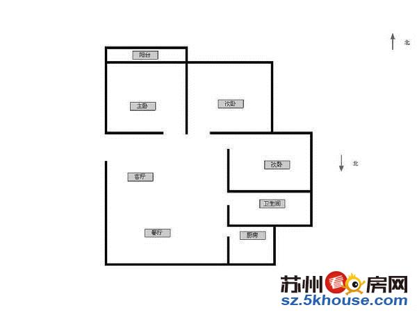 南园桥北 桂花新村 近5号轻轨 带城桥实小振华可读 全明