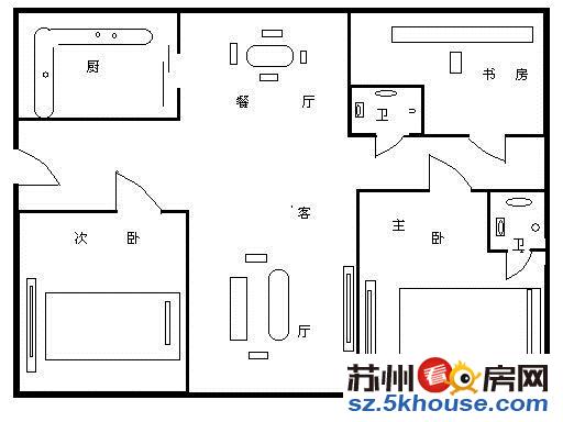 名都花园低楼层大三房 中等装修满二年学位可用 适合老人居住