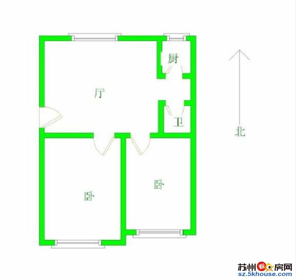 地铁1号线东环新村一楼带大院子开门精装两房平江双学