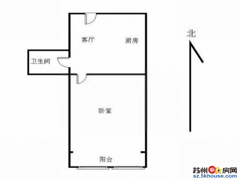 狮山路淮海街旁 狮山峰汇翻新一房南北通透干净清爽随时看房