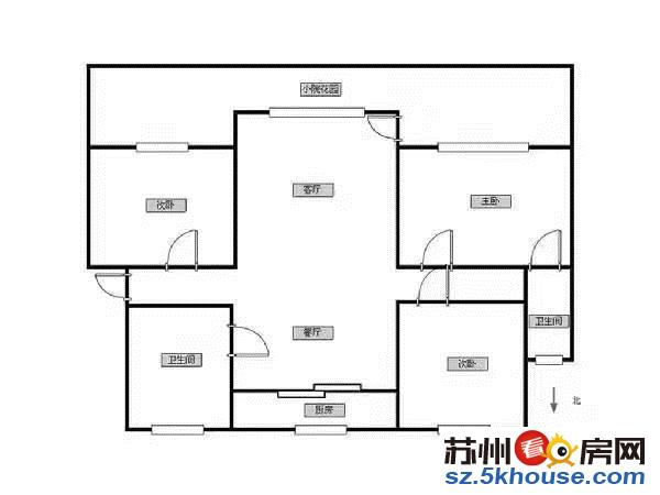 铁狮门 苏悦国际 4800月 含物业 全新简约风格 见真图