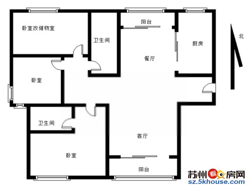 石路商业街与南浩街口 石路地铁口 房东自住三房 无中芥费