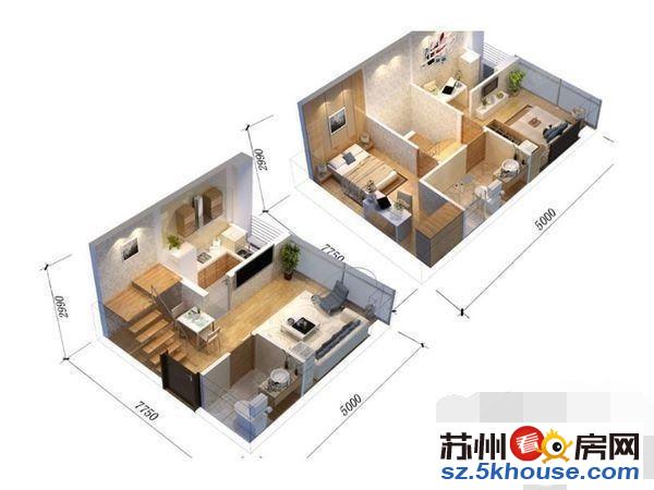 星湖都市 精装两房复式公寓 急卖 61万 真实 随时可看