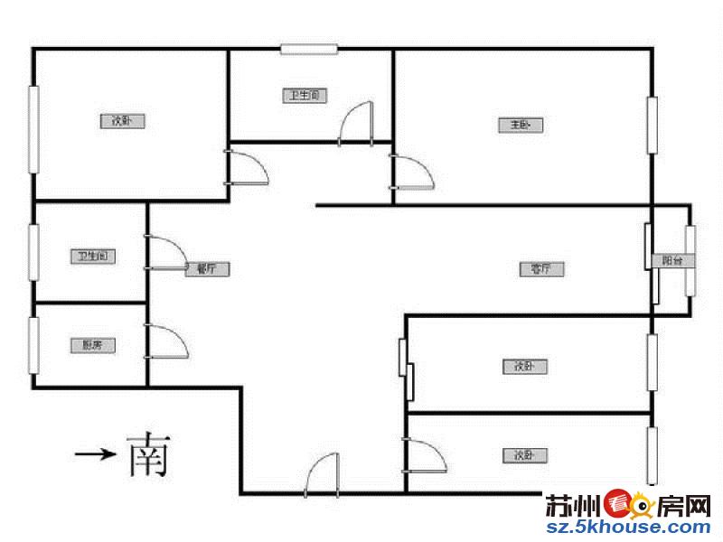 悦湖花园三开间朝南双湖地铁三号线万科物业出售