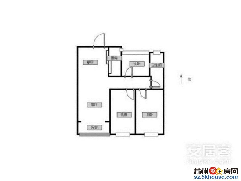 新浒花园精装两房出门永旺宜家一站式学校带朝南大