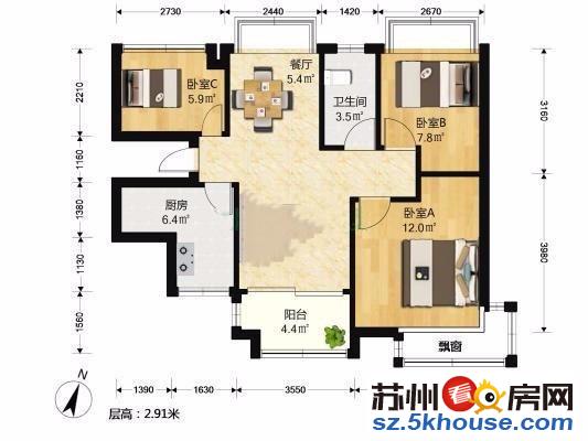 保利观湖国际 8月26号新上精装两房 租客月底到期 今晚可看