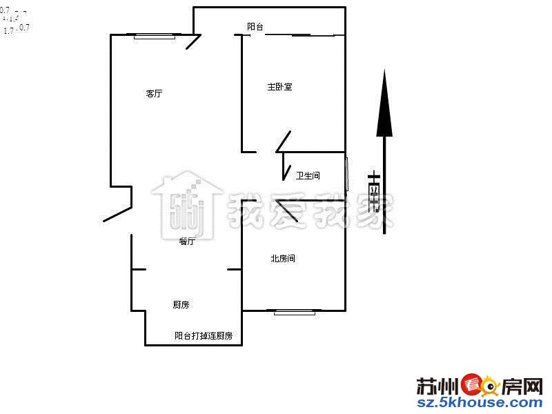 相门新村双平江可读 婚装自住东环路地铁口一梯两户