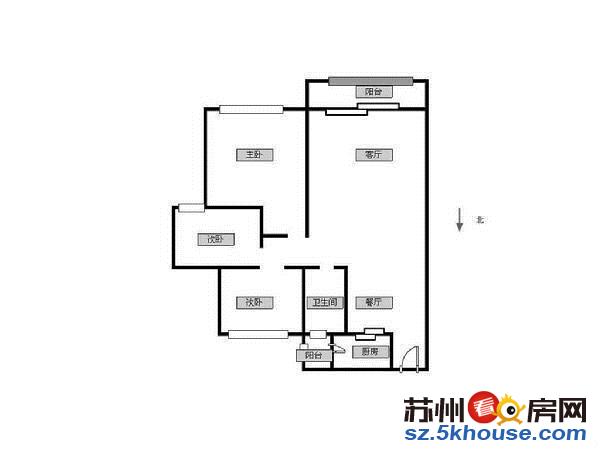 满五唯1中海六区毛坯小三房低于市场价20万换房着急卖
