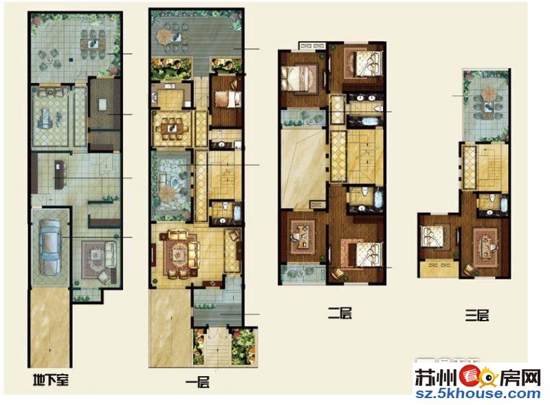 常进来看看现地铁口精装修联排别墅送大花园200平双车位