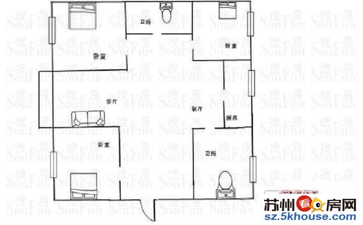 新上房源娱苑新村精装三房家电家具全留满五送自库