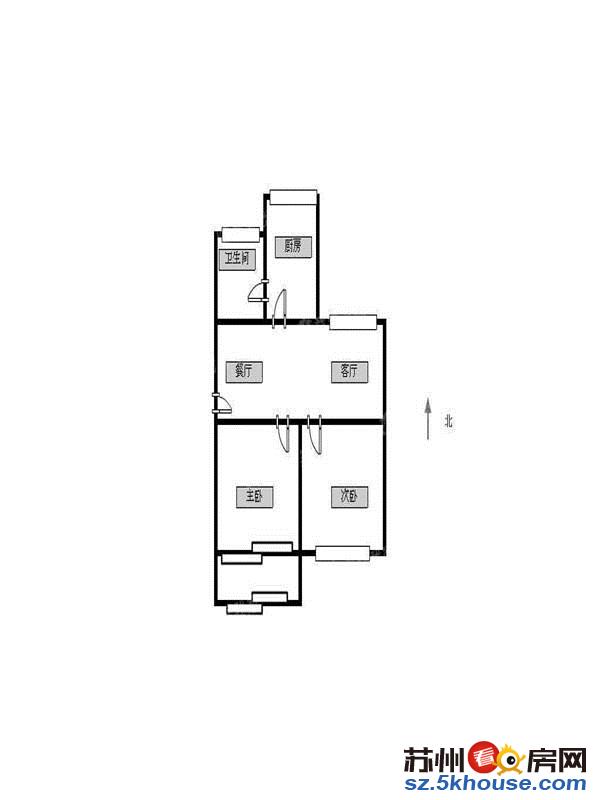 友新新村 精装两室 家电家具齐全 交通方便 随时看房 有钥匙