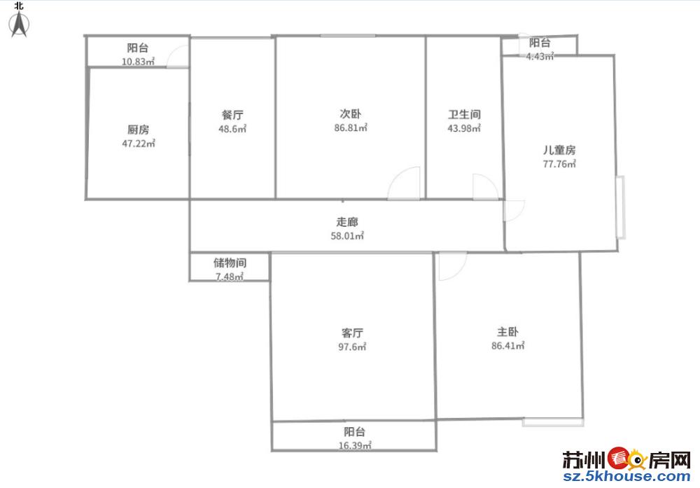 科技城精装三房 全明户型 通透无遮挡 房东自住 视野开阔