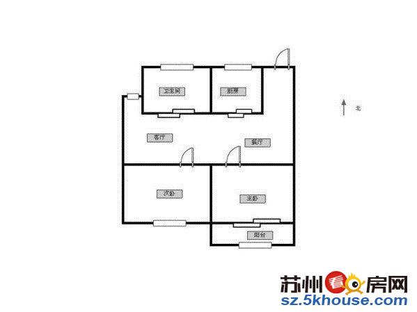 富强新苑 精装三房 学户未用 满五唯一 看房随时 低于市场价