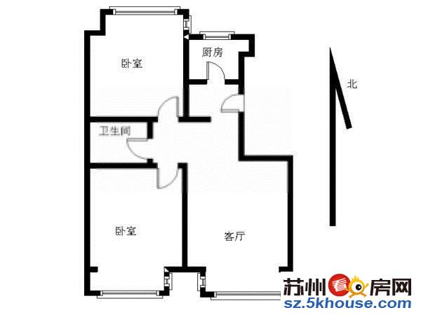 康阳精装电梯小户 有证可贷款 学位未用 80平精装 115万