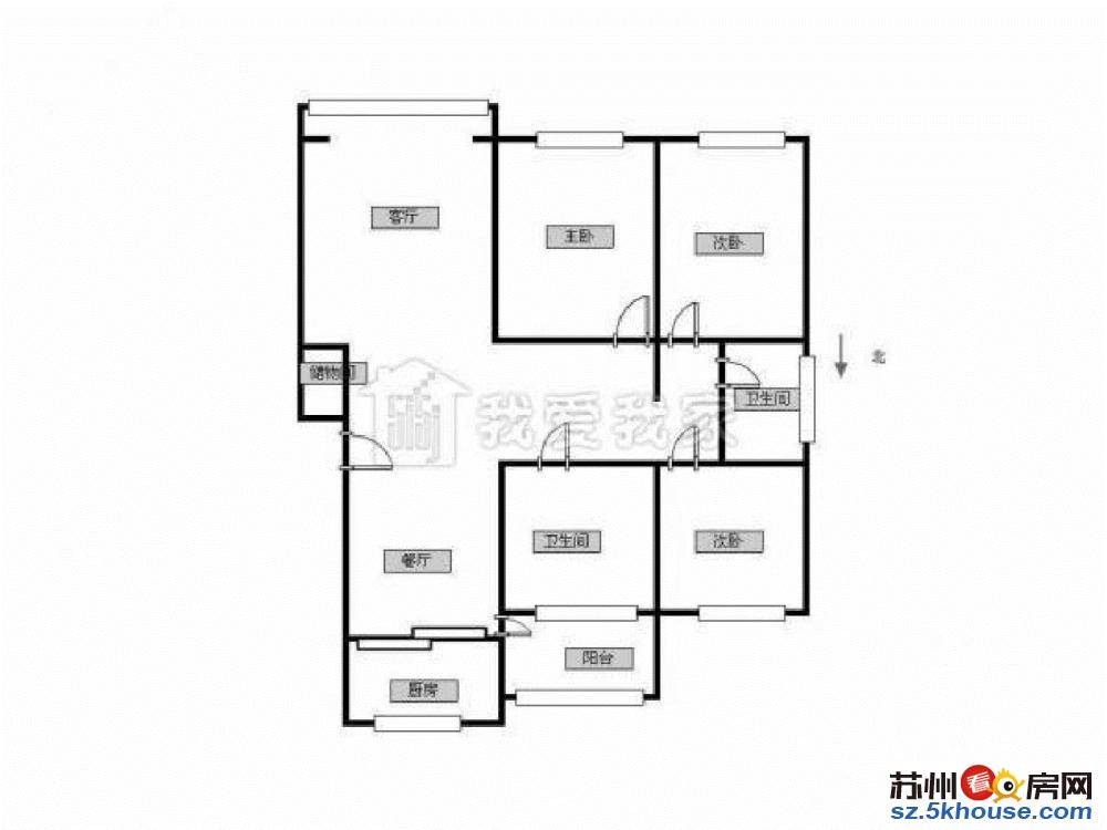 新上 劳动路地铁口 华泰家园旁 胥江华庭 立达 精装3房