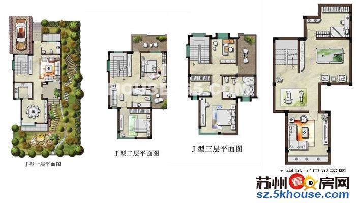 御江山别墅 新出联排 随时看房  急售