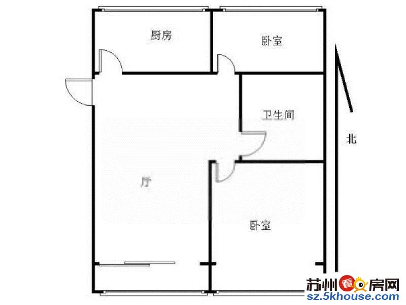 可月付桐泾北路地铁口 采香花园 精装两室 家电齐全 拎包入住